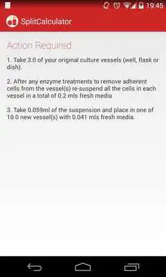 Play Cell Culture Split Calculator