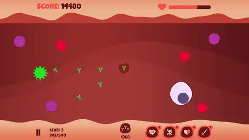 Play Cellmaniac: Fight viruses as an online game Cellmaniac: Fight viruses with UptoPlay