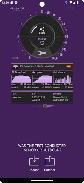 Play CELLSMART – Network Speed Test as an online game CELLSMART – Network Speed Test with UptoPlay