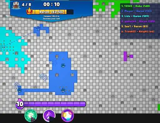 Play Cell Wars.io as an online game Cell Wars.io with UptoPlay