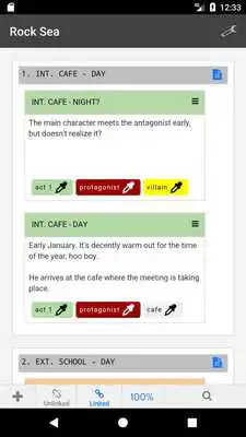 Play Celtx Index Cards