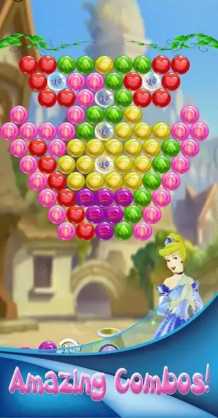 Play Cendrillon Bubble Shooter as an online game Cendrillon Bubble Shooter with UptoPlay