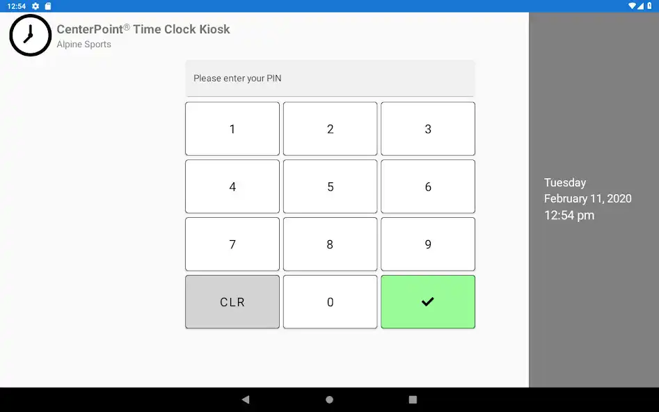 Play CenterPoint Time Clock Kiosk  and enjoy CenterPoint Time Clock Kiosk with UptoPlay