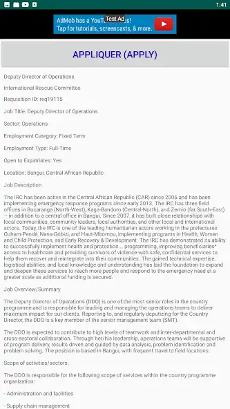 Play Central African Republic Jobs as an online game Central African Republic Jobs with UptoPlay