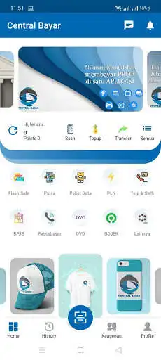 Play Central Bayar - Agen Pulsa, Kuota & PPOB Termurah  and enjoy Central Bayar - Agen Pulsa, Kuota & PPOB Termurah with UptoPlay