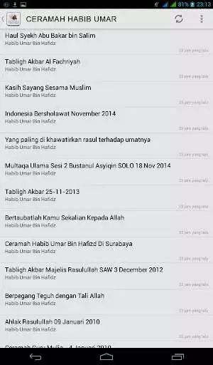 Play Ceramah Habib Umar Bin Hafidz and enjoy Ceramah Habib Umar Bin Hafidz with UptoPlay Play Ceramah Habib Umar Bin Hafidz and enjoy Ceramah Habib Umar Bin Hafidz with UptoPlay