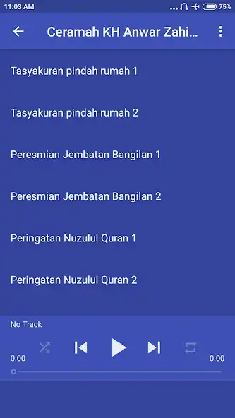 Play Ceramah KH Anwar Zahid Offline 11 as an online game Ceramah KH Anwar Zahid Offline 11 with UptoPlay