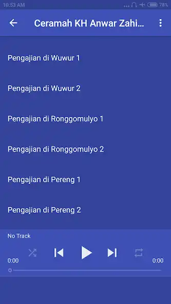 Play Ceramah KH Anwar Zahid Offline 6 as an online game Ceramah KH Anwar Zahid Offline 6 with UptoPlay