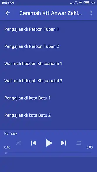 Play Ceramah KH Anwar Zahid Offline 8 as an online game Ceramah KH Anwar Zahid Offline 8 with UptoPlay