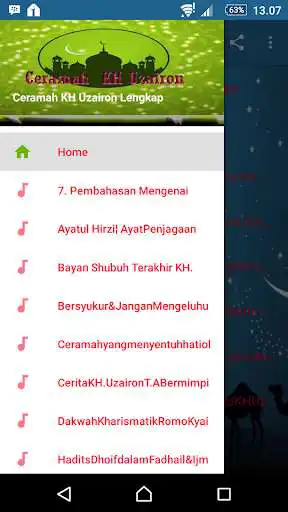 Play APK Ceramah KH Uzairon Lengkap  and enjoy Ceramah KH Uzairon Lengkap with UptoPlay com.prastowo.ceramahkhuzaironlengkap