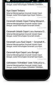 Play Ceramah Lucu Ustad Cepot