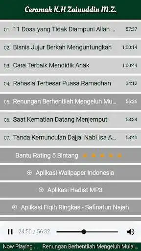 Play Ceramah Offline K.H. Zainuddin M.Z. 1 as an online game Ceramah Offline K.H. Zainuddin M.Z. 1 with UptoPlay
