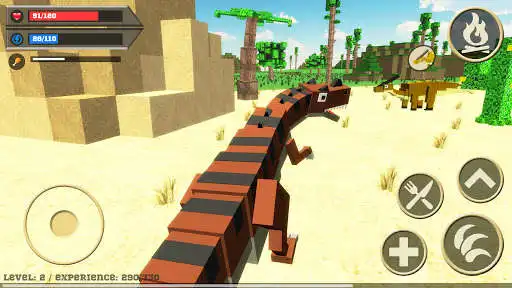 Play Ceratosaurus Simulator as an online game Ceratosaurus Simulator with UptoPlay