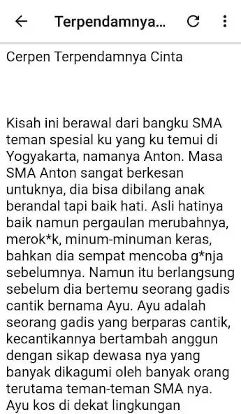 Play Cerita Pendek Remaja Offline as an online game online Cerita Pendek Remaja Offline with UptoPlay Play Cerita Pendek Remaja Offline as an online game Cerita Pendek Remaja Offline with UptoPlay