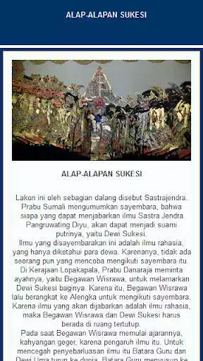 Play Cerita Wayang as an online game Cerita Wayang with UptoPlay