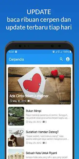 Play Cerpendia - Baca Cerpen Terbaik Online/Offline as an online game Cerpendia - Baca Cerpen Terbaik Online/Offline with UptoPlay