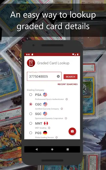 Play CertCheck - Graded Card Lookup  and enjoy CertCheck - Graded Card Lookup with UptoPlay