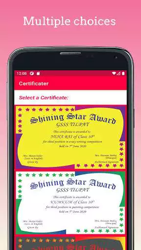 Play Certificate Maker - Certificater  and enjoy Certificate Maker - Certificater with UptoPlay