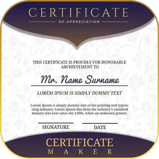 Free play online Certificate Maker Creator APK Free play online Certificate Maker Creator APK
