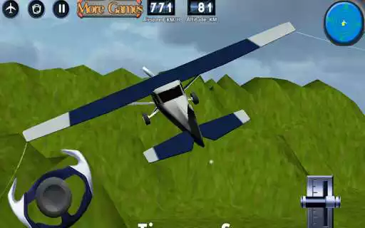Play Cessna 3D flight simulator