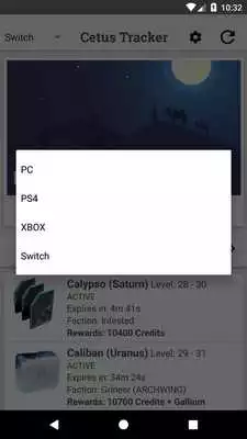 Play Cetus Tracker - A Warframe Utility App