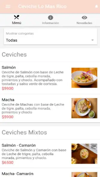 Play Ceviche lo mas rico as an online game Ceviche lo mas rico with UptoPlay