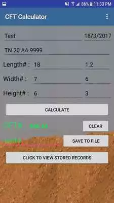 Play CFT calculator - cubic feet