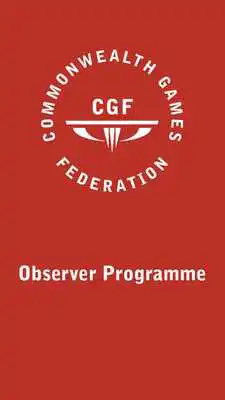 Play CGF Observer Programme Play CGF Observer Programme
