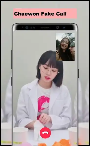 Play Chaewon Fake Call as an online game Chaewon Fake Call with UptoPlay