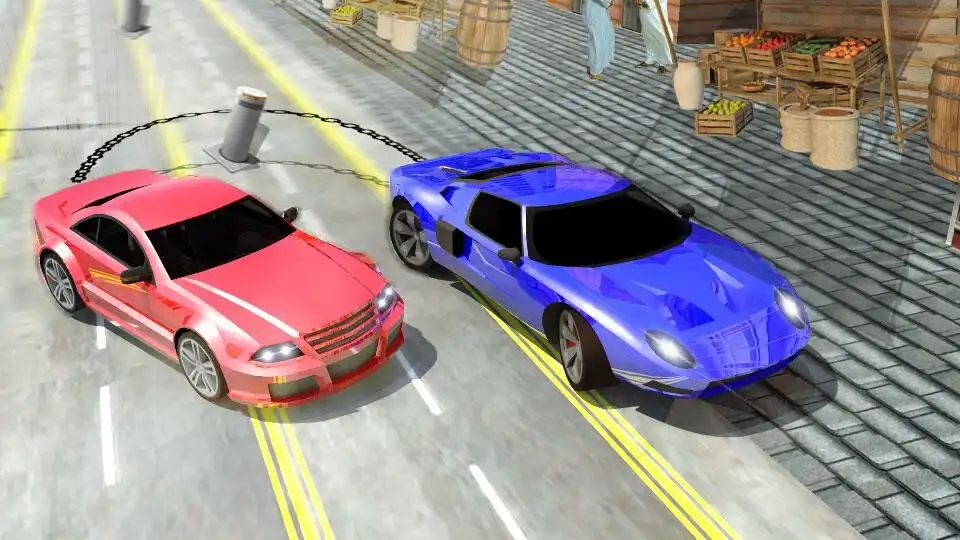 Play Chain Car: Racing Game as an online game Chain Car: Racing Game with UptoPlay