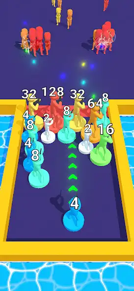 Play Chain Defence : 2048 3D Merge as an online game Chain Defence : 2048 3D Merge with UptoPlay