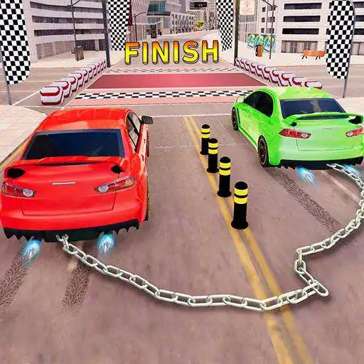 Play Chained Car Racing 2020: Chained Cars Stunts Games APK