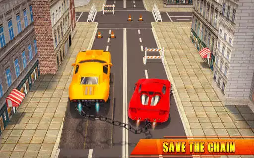 Play Chained Cars Impossible Tracks as an online game Chained Cars Impossible Tracks with UptoPlay