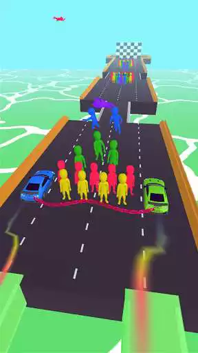 Play Chained Cars as an online game Chained Cars with UptoPlay