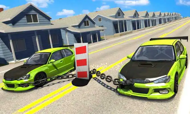 Play Chained Cars Stunt Racing Drive