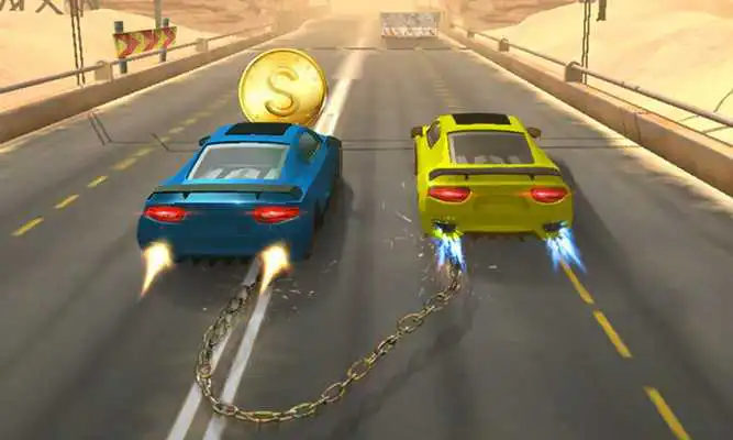 Play Chained Car Stunt Racing