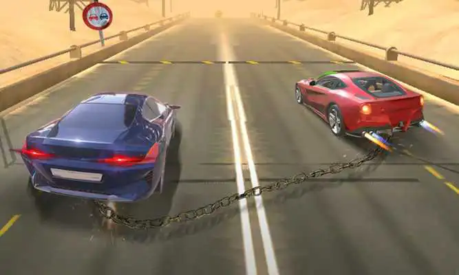 Play Chained Car Stunt Racing