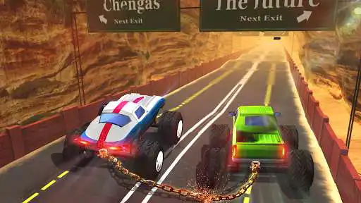 Play APK Chained Monster Truck 3D Crazy Car Racing  and enjoy Chained Monster Truck 3D Crazy Car Racing with UptoPlay com.pixelgamesstudio.chainedmonstertruck3dcrazycarracing