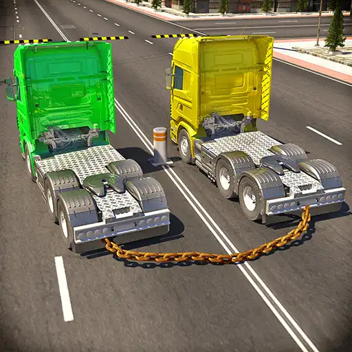 Play Chained Trucks against Ramp APK