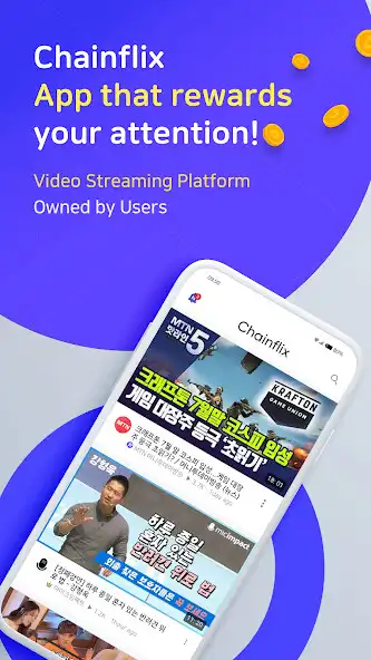 Play Chainflix - Watch  Earn Coins  and enjoy Chainflix - Watch  Earn Coins with UptoPlay