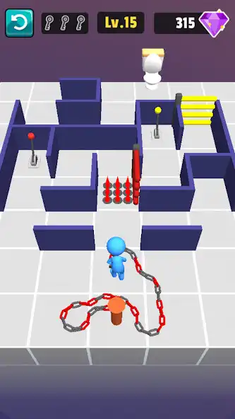 Play Chain Man: Maze Escape  and enjoy Chain Man: Maze Escape with UptoPlay
