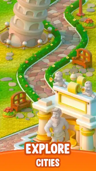 Play Chain Merge - Travel  Match as an online game Chain Merge - Travel  Match with UptoPlay