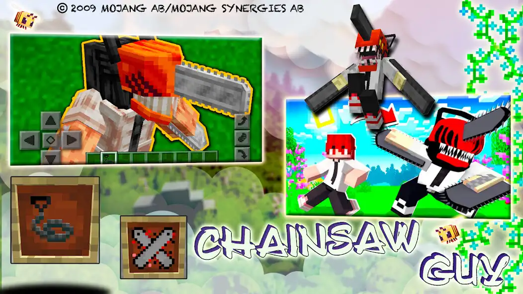 Play Chainsaw Man Anime MCPE Mod  and enjoy Chainsaw Man Anime MCPE Mod with UptoPlay