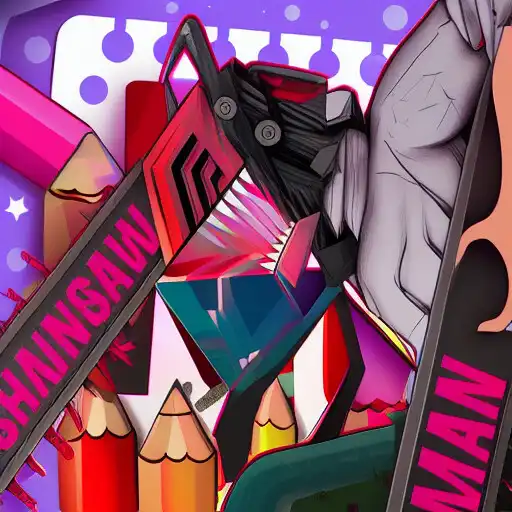 Play Chainsaw Man Drawing Glitter APK Play Chainsaw Man Drawing Glitter APK