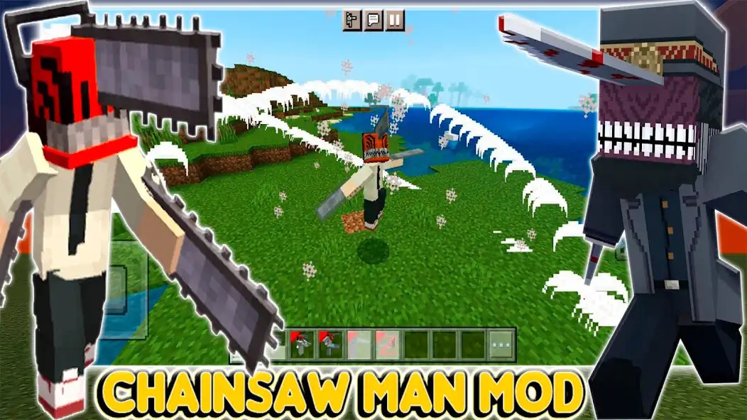 Play Chainsaw Man mod for Minecraft  and enjoy Chainsaw Man mod for Minecraft with UptoPlay