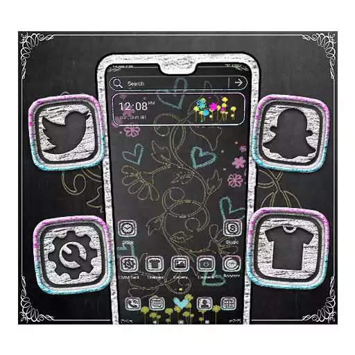 Play Chalkboard Decoration Theme APK