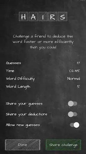 Play Chalk Jotto as an online game Chalk Jotto with UptoPlay