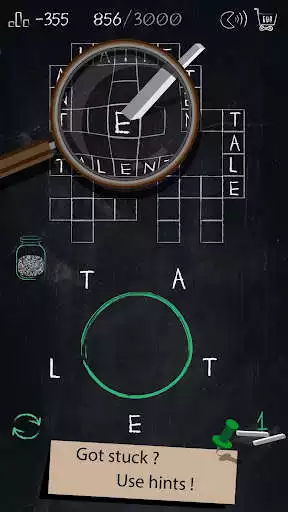Play Chalk Words as an online game Chalk Words with UptoPlay