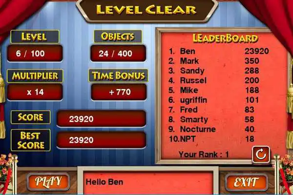 Play Challenge #112 On Stage Free Hidden Objects Games