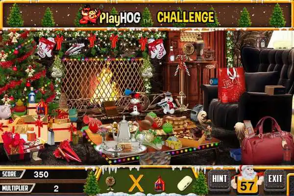 Play Challenge #164 Christmas House Free Hidden Objects